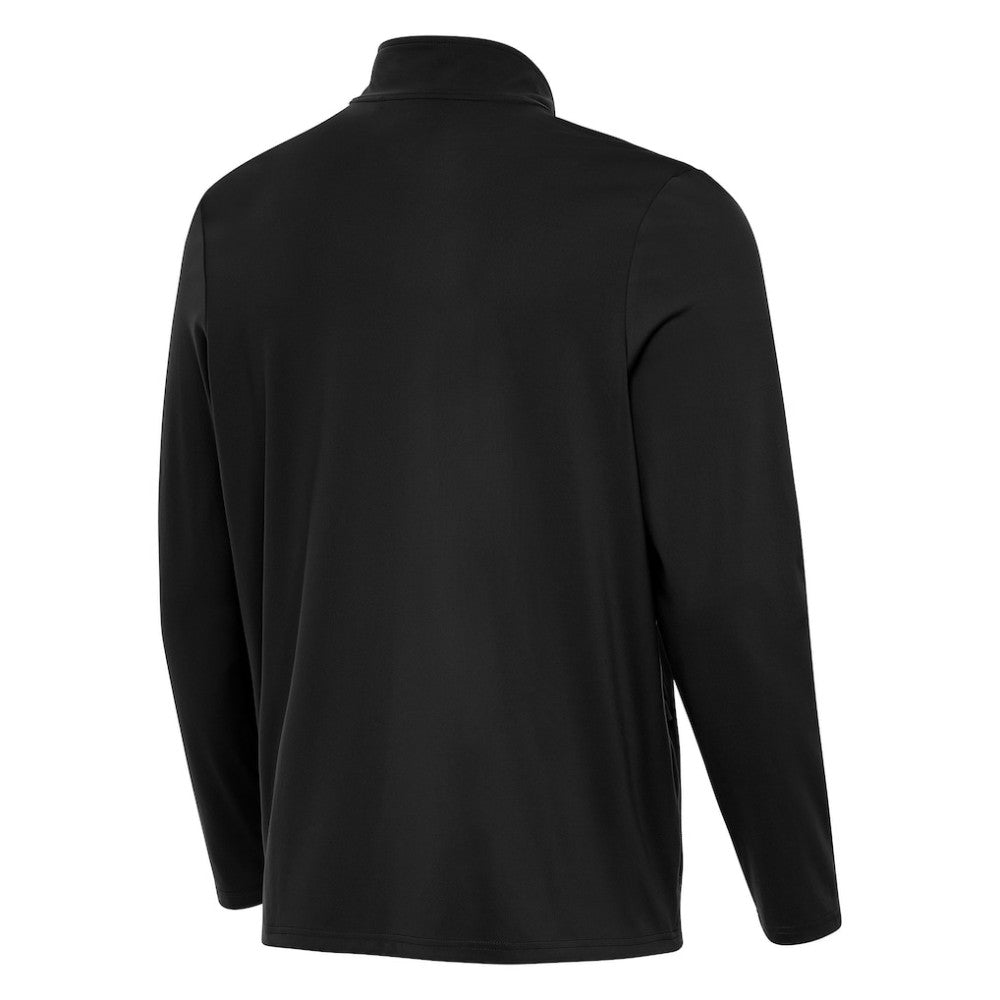 Boston Bruins Antigua Perilous Quarter-Zip Sweatshirt Black