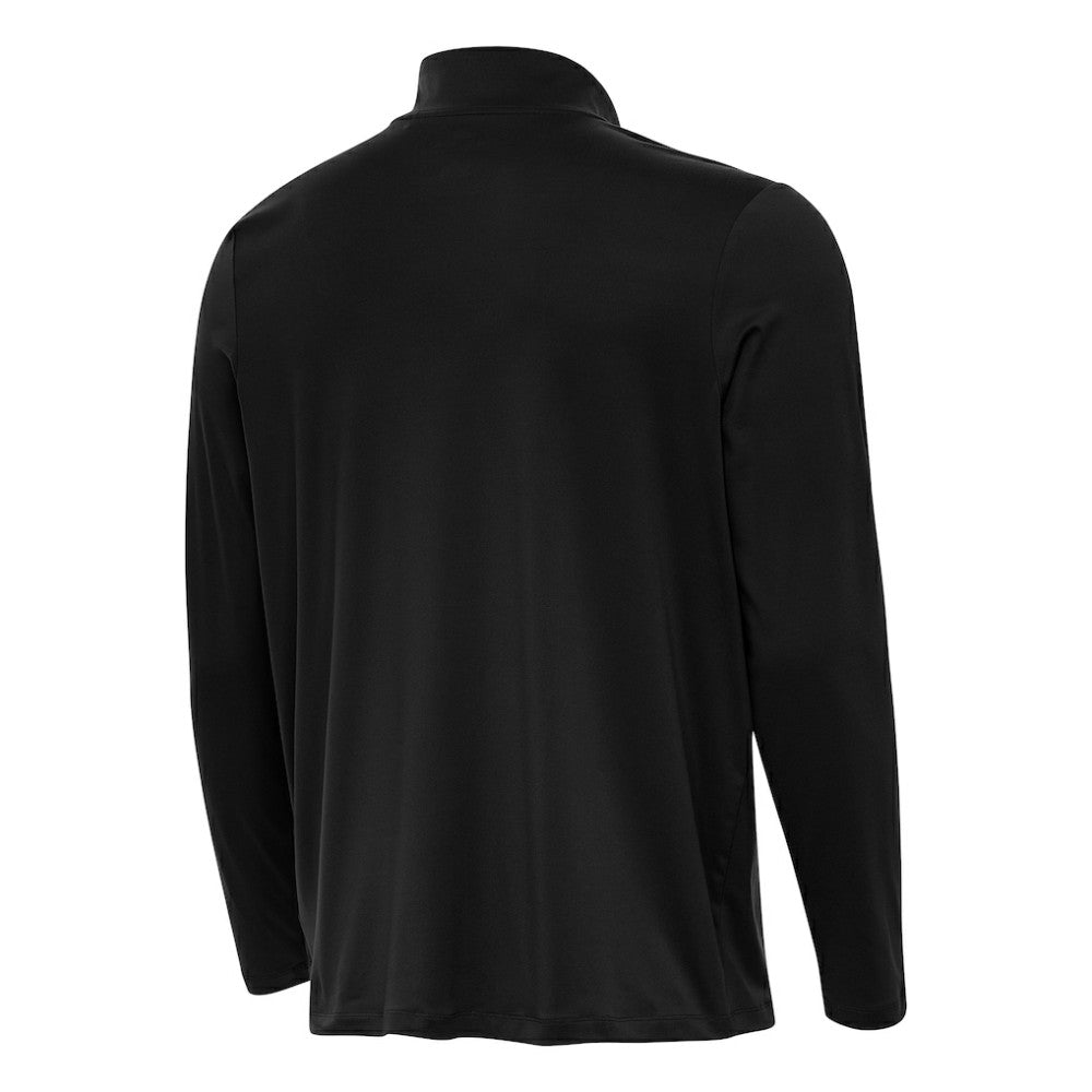 Boston Bruins Antigua Reprocess Quarter-Zip Pullover Black