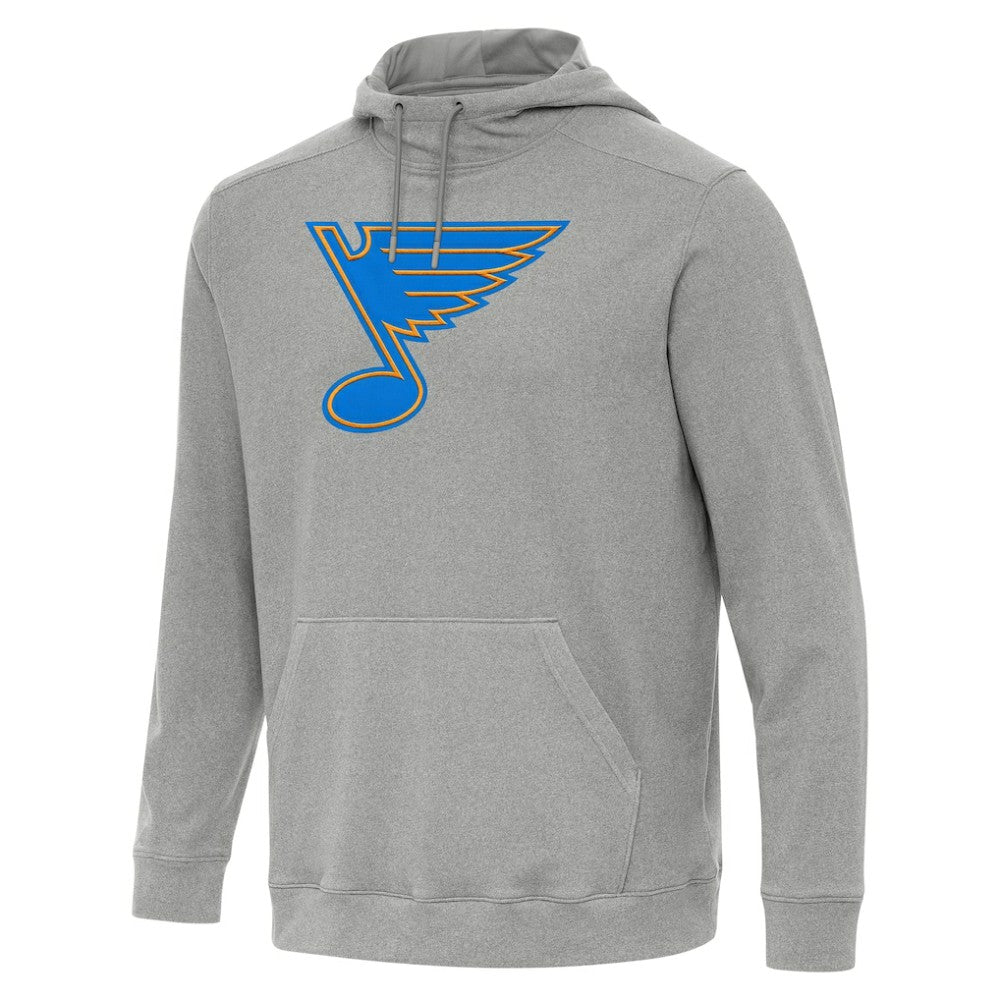 St. Louis Blues Antigua Cloud Pullover Hoodie Heather Gray
