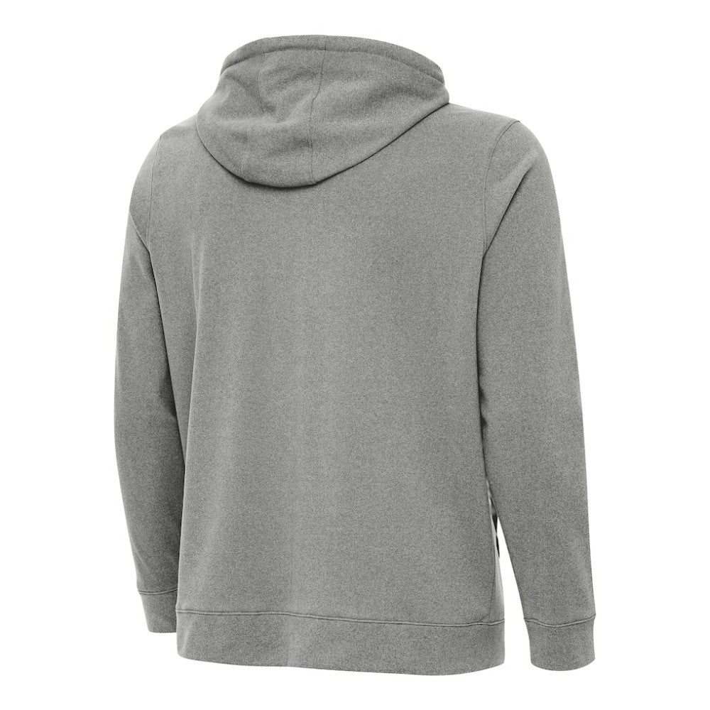 Boston Bruins Antigua Effortless Full-Zip Hoodie Heather Black