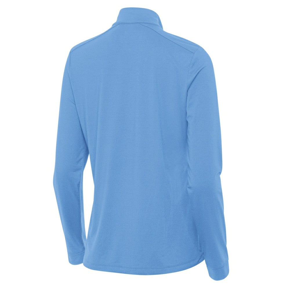 St. Louis Blues Antigua Women's Intent Quarter-Zip Pullover Blue