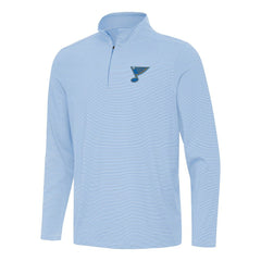 St. Louis Blues Antigua Twine Quarter-Zip Pullover Blue