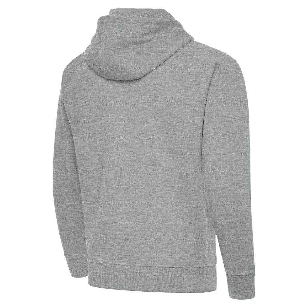 Boston Bruins Antigua Victory Full-Zip Hoodie Heather Gray