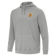 Boston Bruins Antigua Cloud Pullover Hoodie Heather Gray