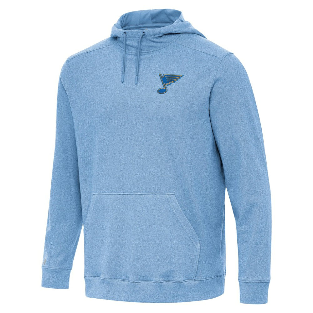 St. Louis Blues Antigua Cloud Pullover Hoodie Heather Blue