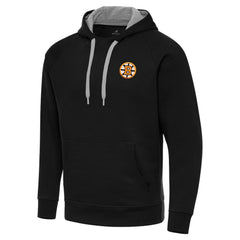 Boston Bruins Antigua Victory Pullover Hoodie Black