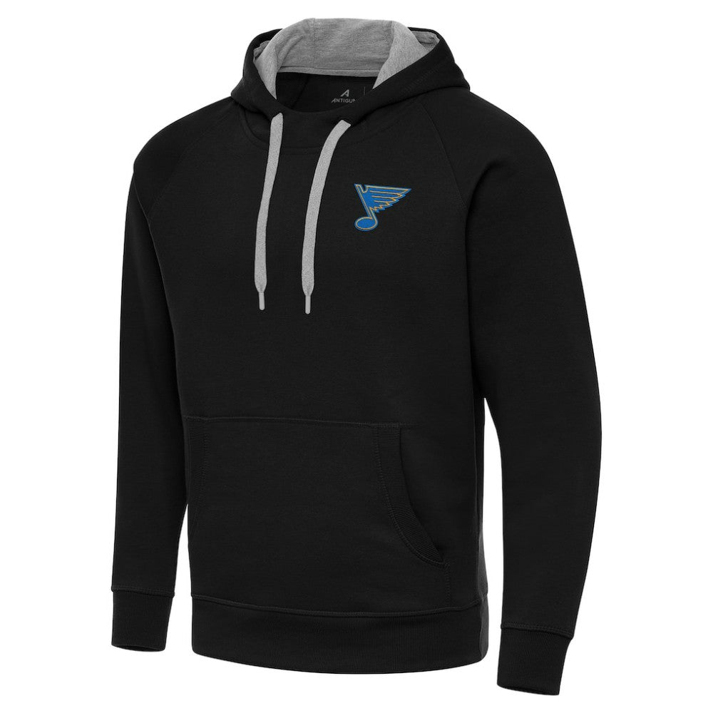 St. Louis Blues Antigua Victory Pullover Hoodie Black