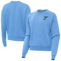 St. Louis Blues Antigua Women's Victory Pullover Sweatshirt Blue