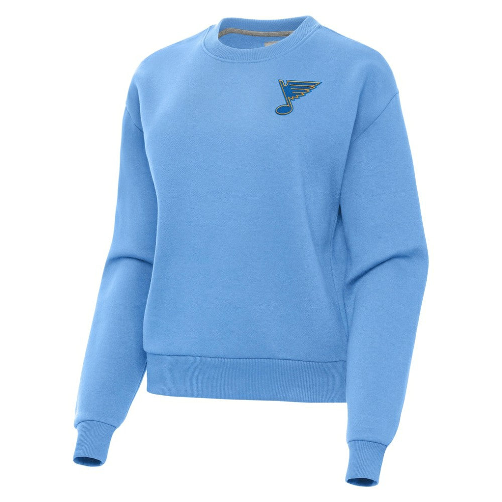 St. Louis Blues Antigua Women's Victory Pullover Sweatshirt Blue