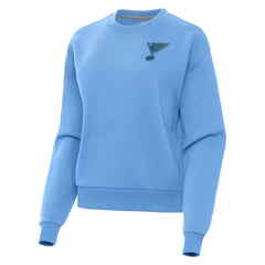St. Louis Blues Antigua Women's Victory Pullover Sweatshirt Blue