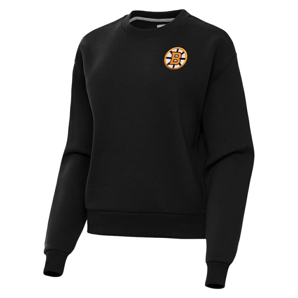 Boston Bruins Antigua Women's Victory Pullover Sweatshirt Black