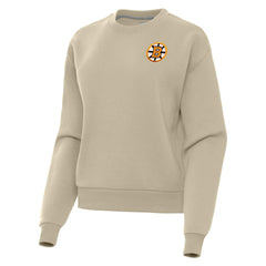 Boston Bruins Antigua Women's Victory Pullover Sweatshirt Olive