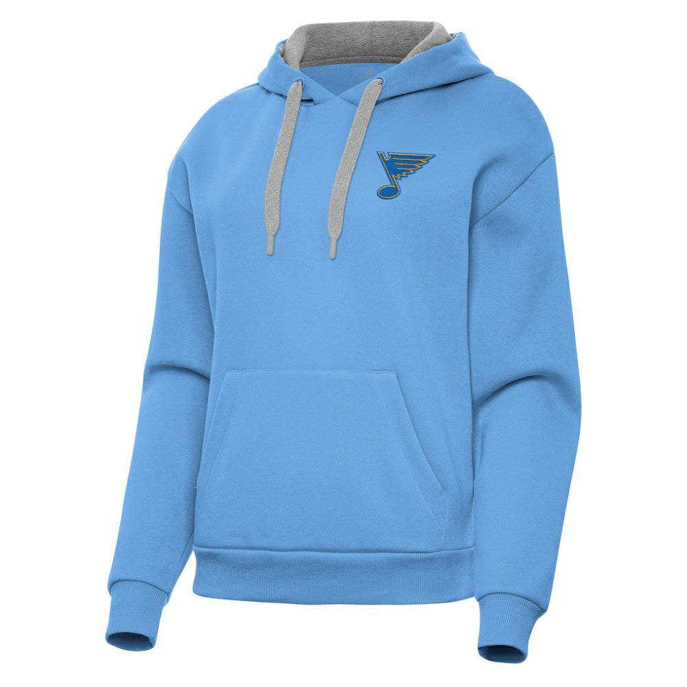 St. Louis Blues Antigua Women's Victory Pullover Hoodie Blue