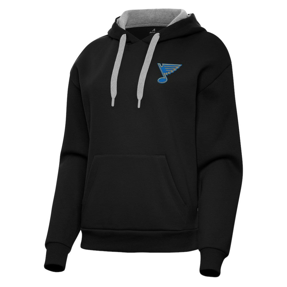St. Louis Blues Antigua Women's Victory Pullover Hoodie Black