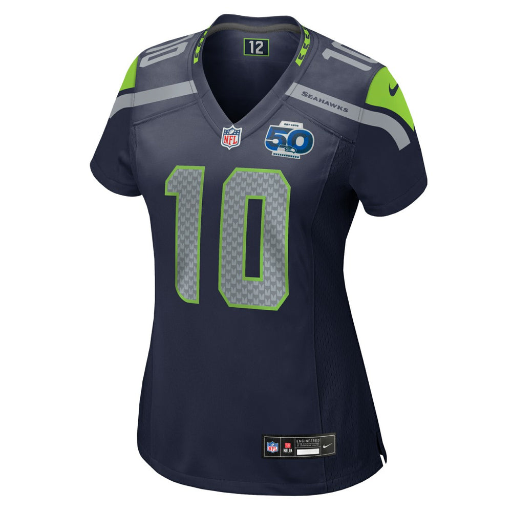 Cooper Kupp Seattle Seahawks Women's Team 50th Season Game Jersey - College Navy
