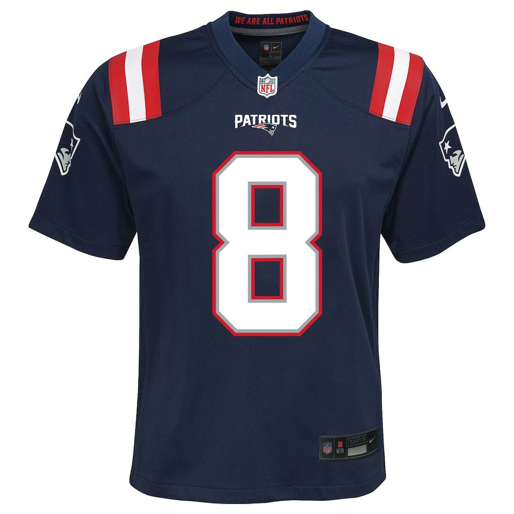 Stefon Diggs New England Patriots Youth Team Game Jersey - Navy