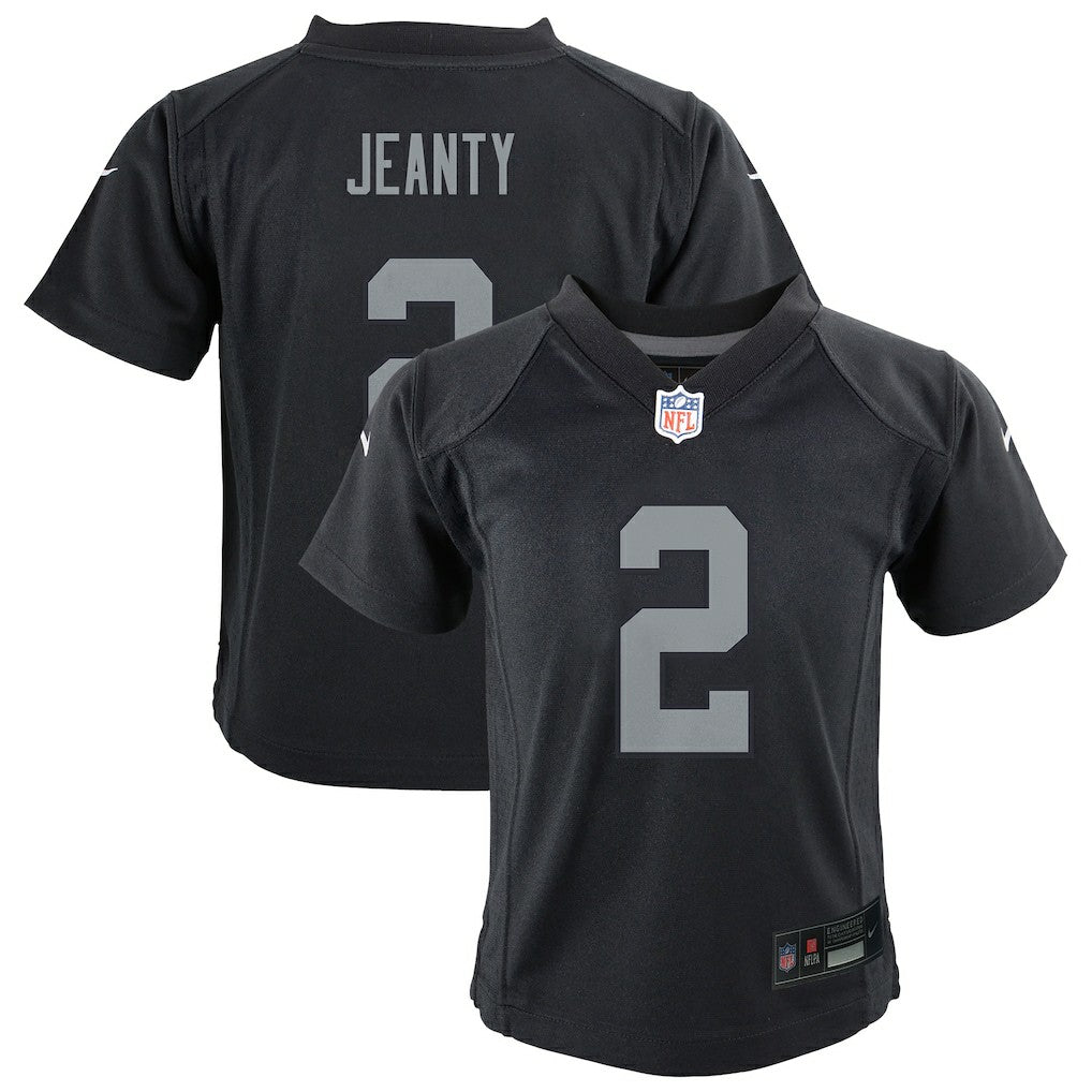 Ashton Jeanty Las Vegas Raiders Preschool Team Player Game Jersey - Black