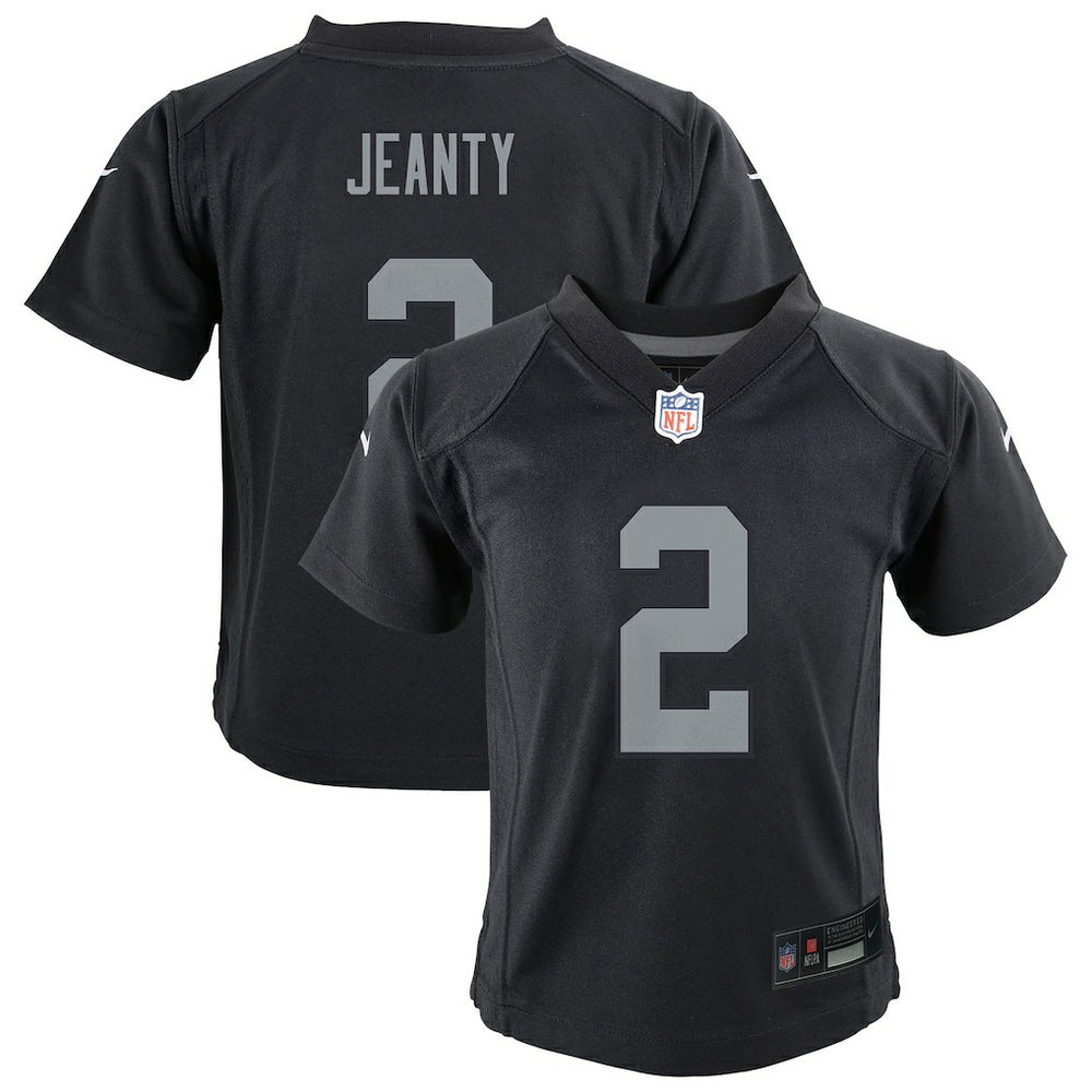 Ashton Jeanty Las Vegas Raiders Preschool Team Player Game Jersey - Black
