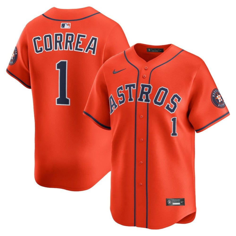Carlos Correa Houston Astros Alternate Limited Player Jersey Orange | Nike