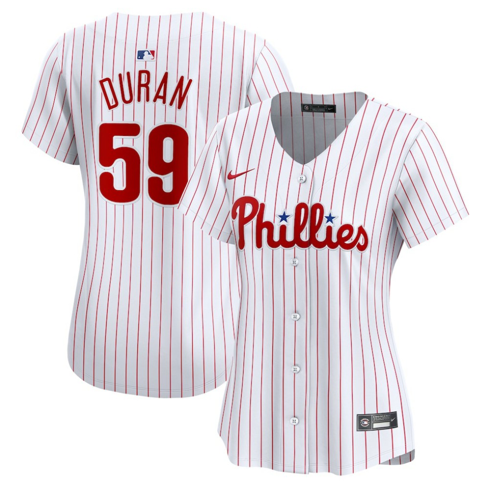 Jhoan Duran Philadelphia Phillies Women's Home Limited Player Jersey White | Nike