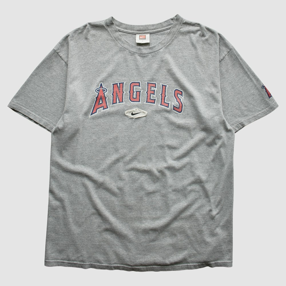 Los Angeles Angels 2000s T-Shirt Gray Vintage | Nike