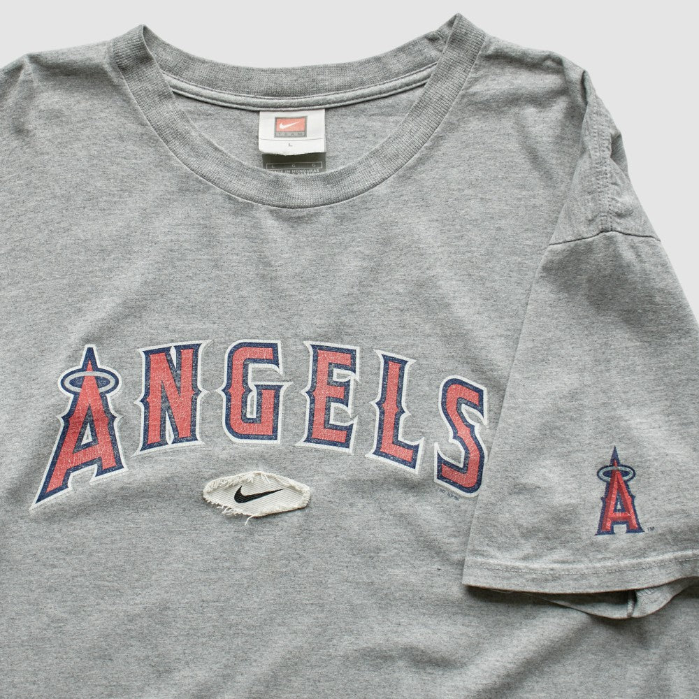 Los Angeles Angels 2000s T-Shirt Gray Vintage | Nike