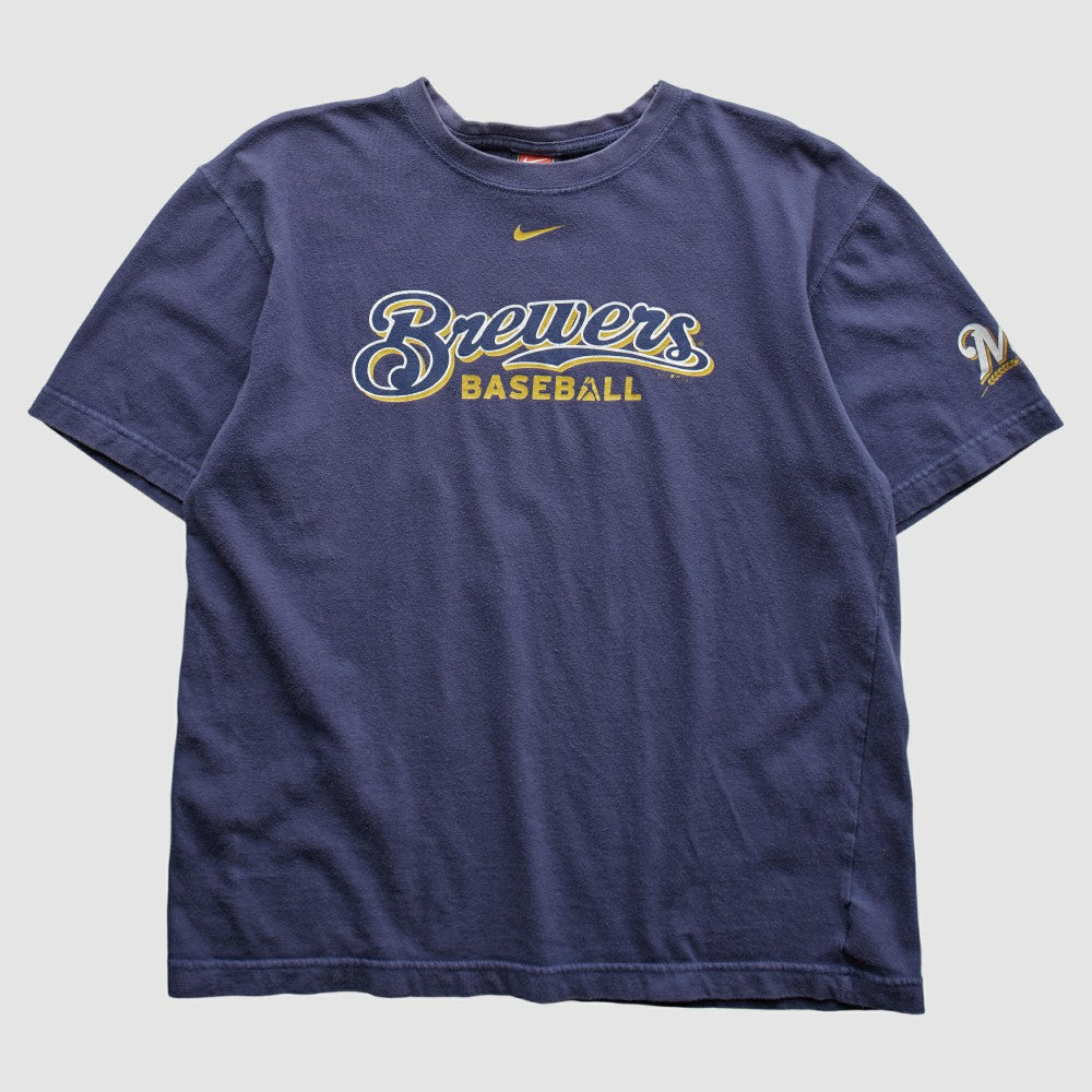 Milwaukee Brewers 2004 T-Shirt Navy Vintage | Nike