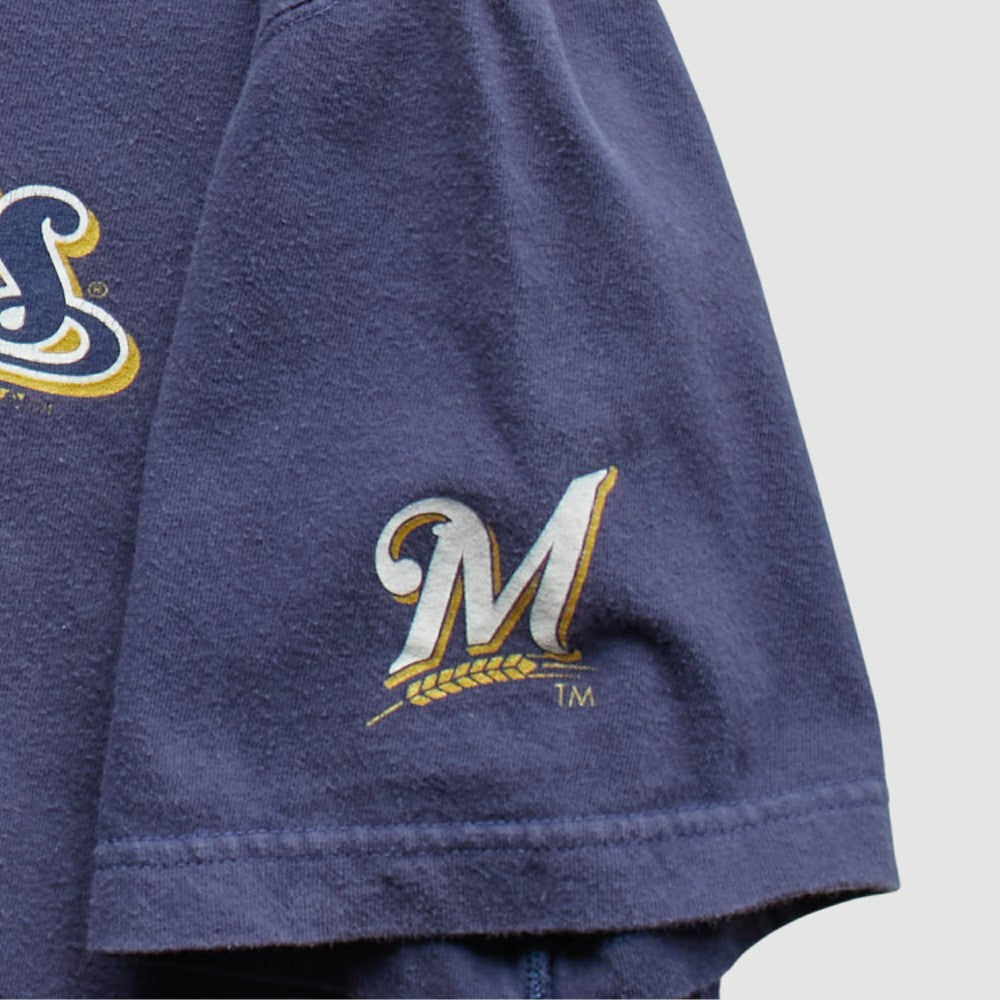 Milwaukee Brewers 2004 T-Shirt Navy Vintage | Nike