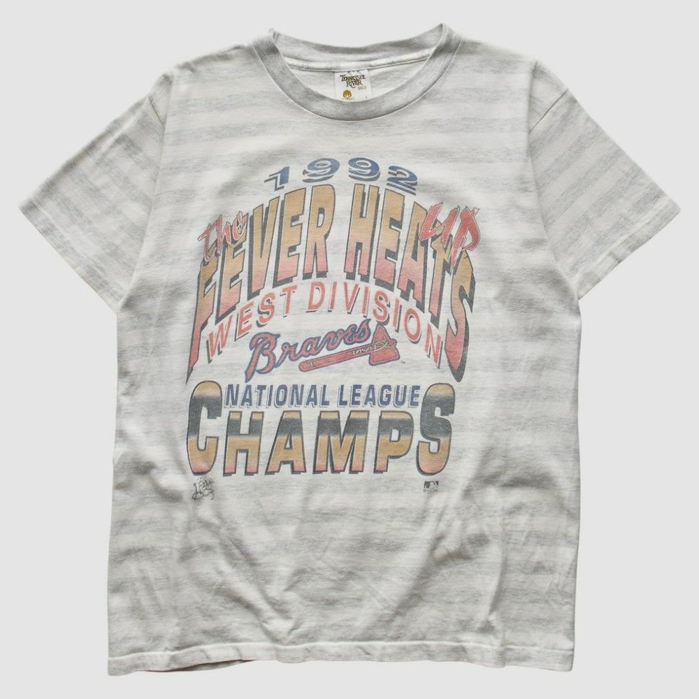 Atlanta Braves 1992 T-Shirt Gray Vintage