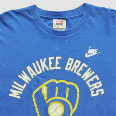 Milwaukee Brewers 2000s T-Shirt Blue Vintage | Nike