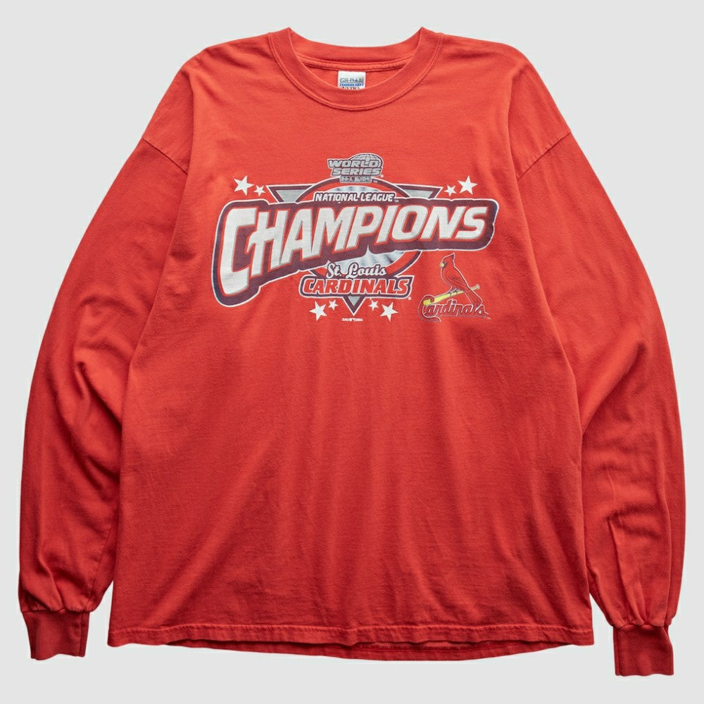 St. Louis Cardinals 2004 T-Shirt Red Vintage