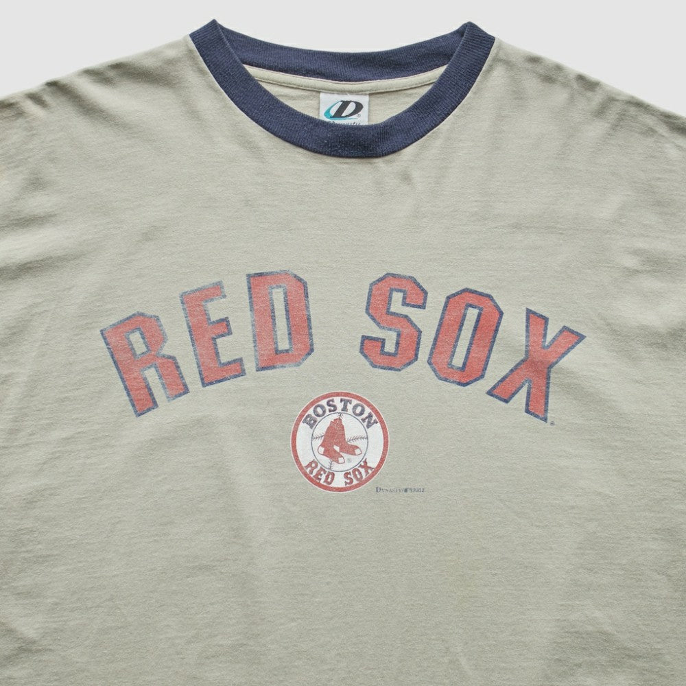 Boston Red Sox Dynasty 2002 T-Shirt Beige Vintage