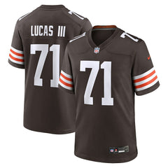 Cornelius Lucas Cleveland Browns Team Game Jersey - Brown