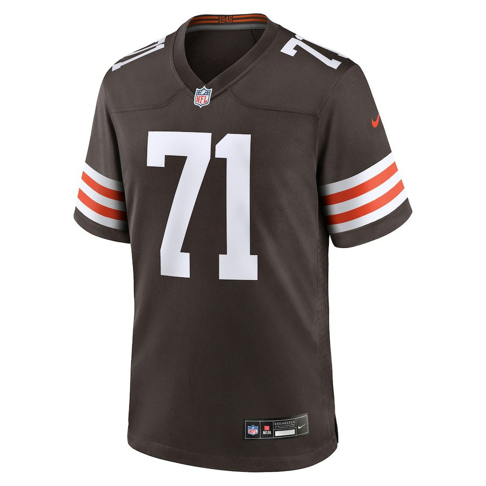 Cornelius Lucas Cleveland Browns Team Game Jersey - Brown