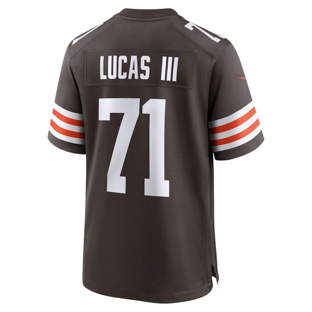 Cornelius Lucas Cleveland Browns Team Game Jersey - Brown