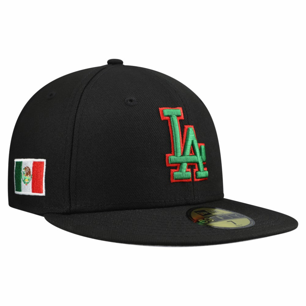 Los Angeles Dodgers Mexico 59FIFTY Fitted Hat Black | New Era