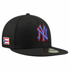 New York Yankees Puerto Rico 59FIFTY Fitted Hat Black | New Era