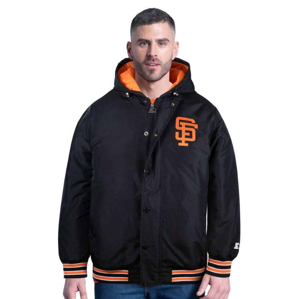 San Francisco Giants Starter Pro Polyfilled Full-Zip Jacket Black