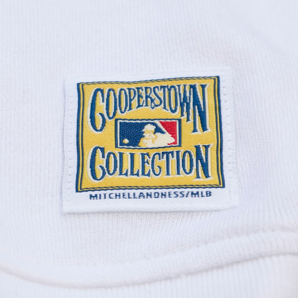 Atlanta Braves Women's Oversized Cooperstown Sweatshirt White | Mitchell & Ness