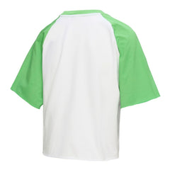 Philadelphia Phillies Women's Cropped Raglan Mascot Boxy T-Shirt White | Mitchell & Ness