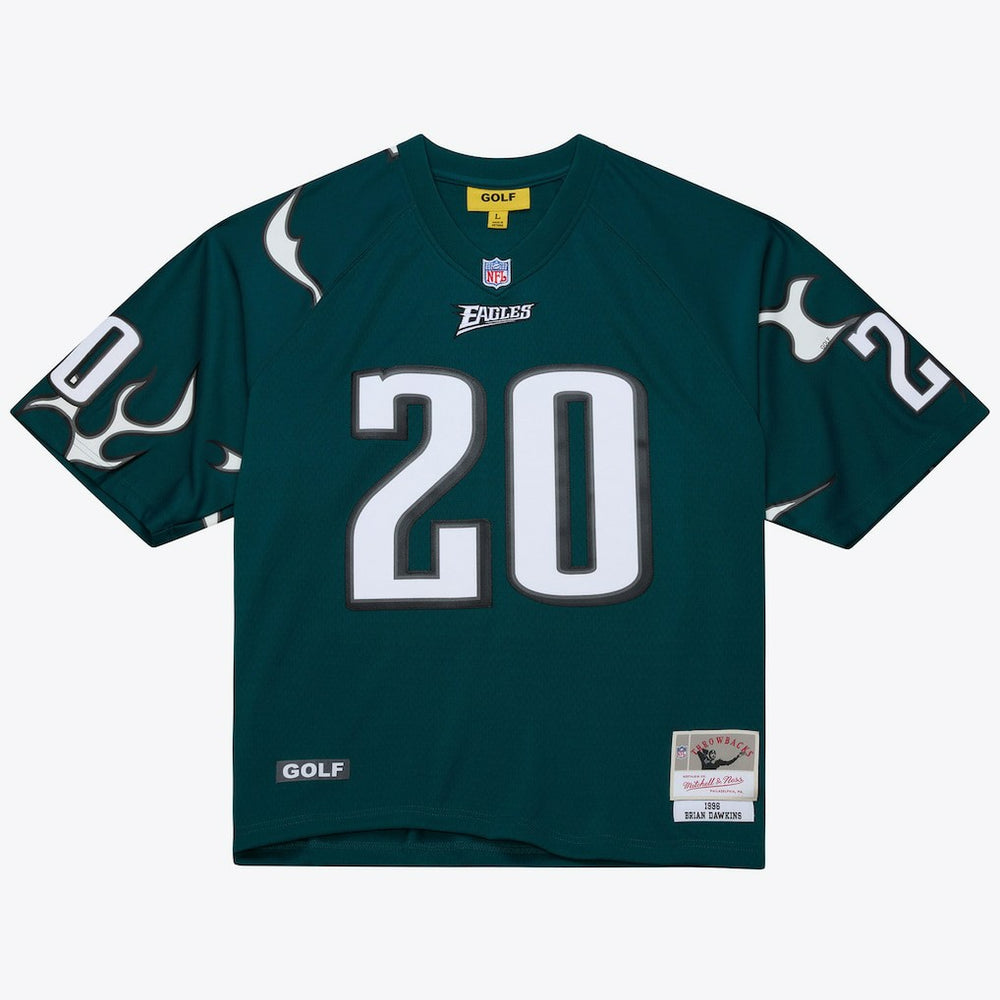 Brian Dawkins Philadelphia Eagles x Golf Wang Unisex 1996 Legacy Fashion Jersey - Midnight Green discount