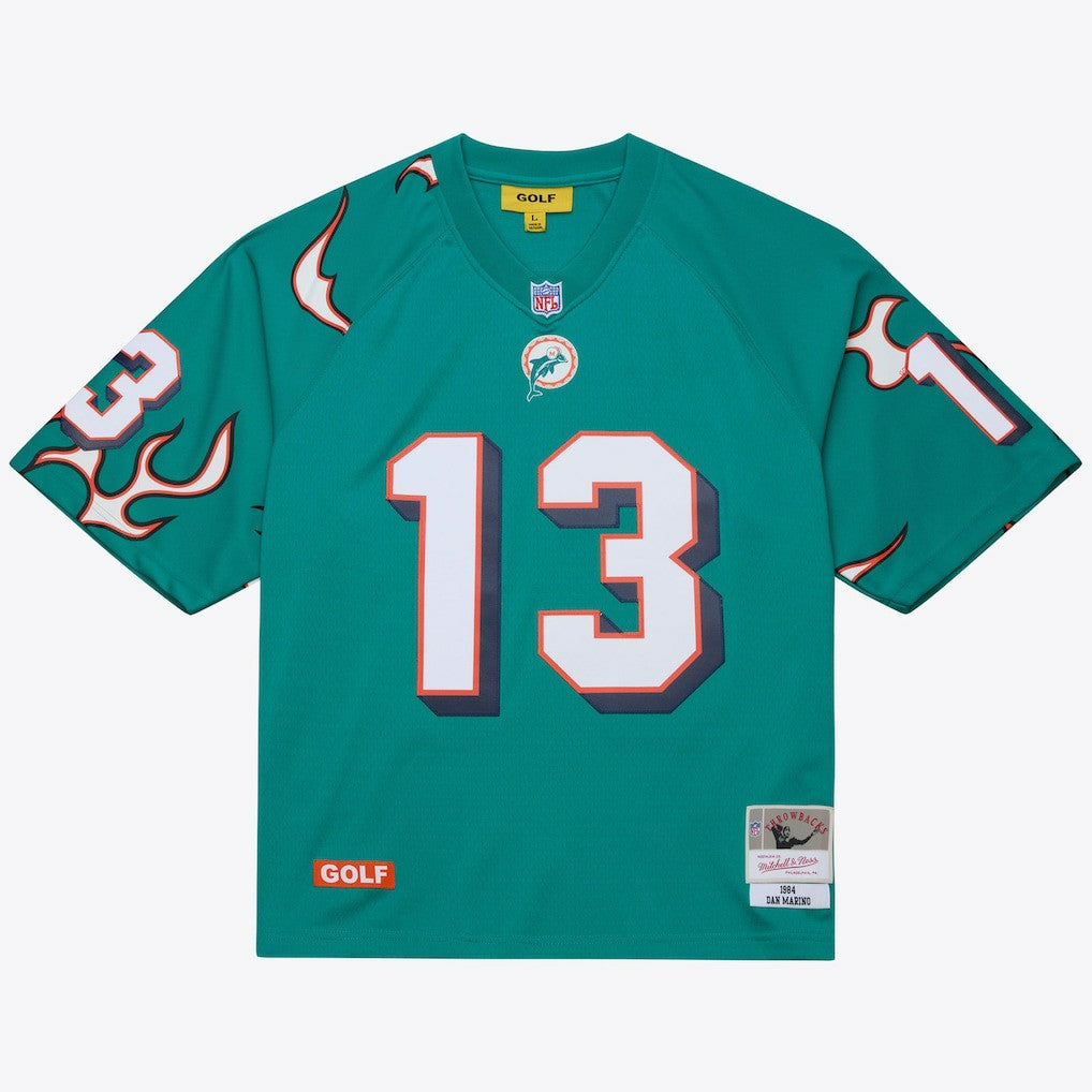 Dan Marino Miami Dolphins x Golf Wang Unisex 1984 Legacy Fashion Jersey - Aqua cheap