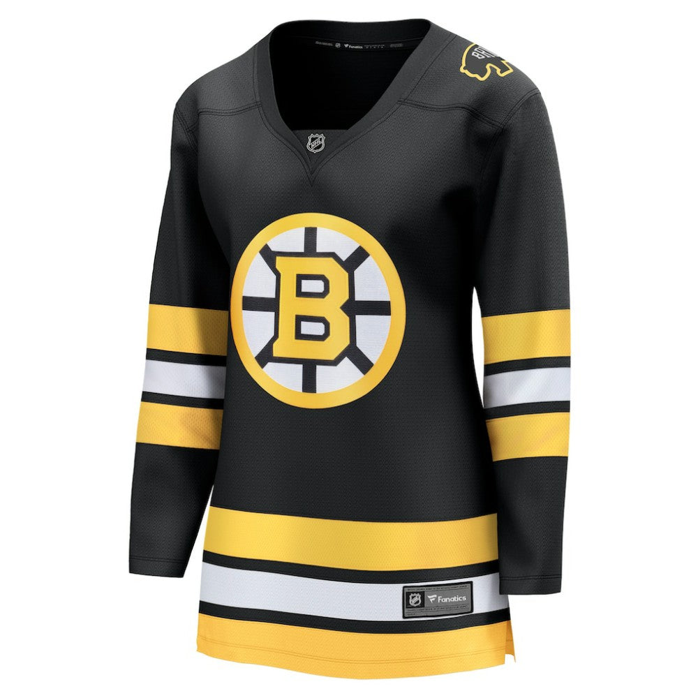 Boston Bruins Fanatics Women's Anniversary Home Breakaway Jersey Black