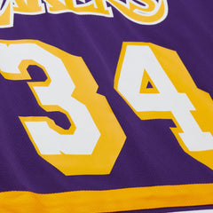 Shaquille O'Neal Los Angeles Lakers Unisex Maxxed Out Fashion Hockey Jersey - Purple