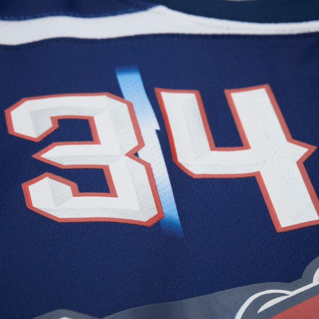 Hakeem Olajuwon Houston Rockets Unisex Maxxed Out Fashion Hockey Jersey - Navy