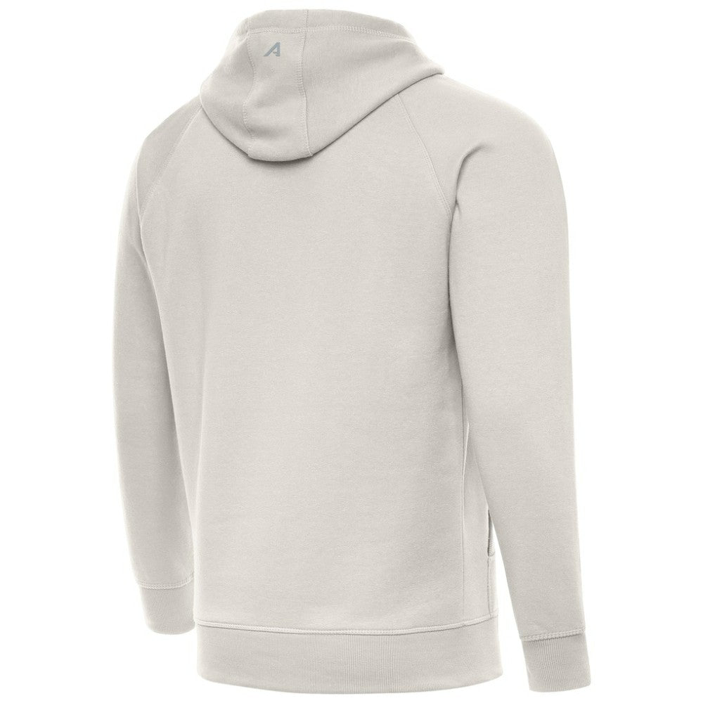 Colorado Avalanche Antigua Big Logo Victory Pullover Hoodie Cream