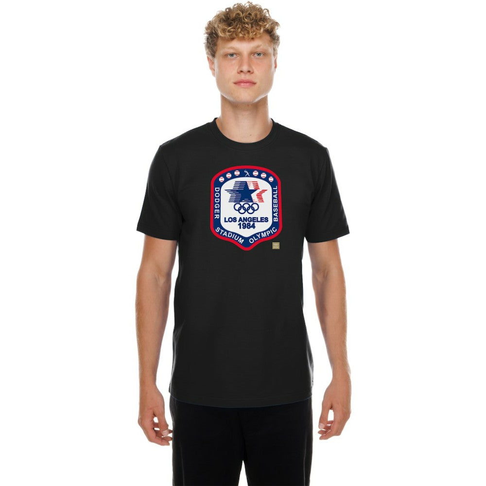 Los Angeles Dodgers x The Heritage Collection LA84 Summer Olympics T-Shirt Black | New Era