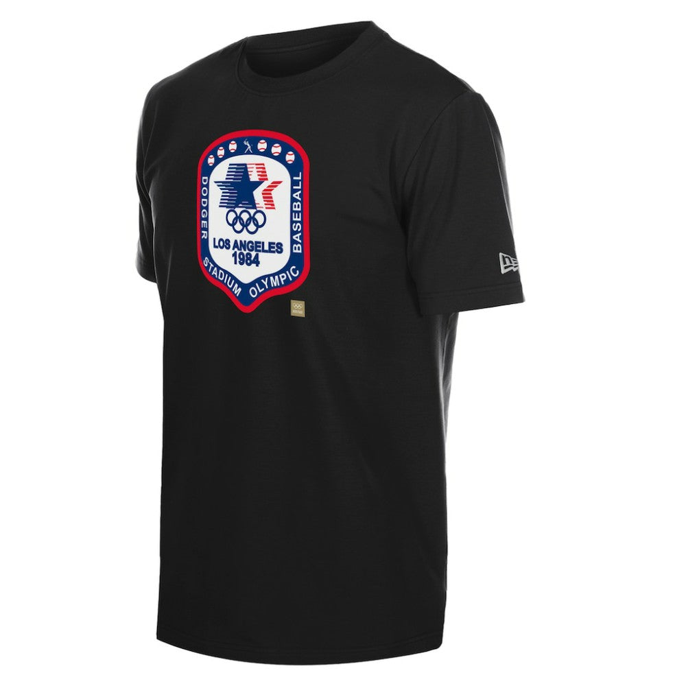 Los Angeles Dodgers x The Heritage Collection LA84 Summer Olympics T-Shirt Black | New Era