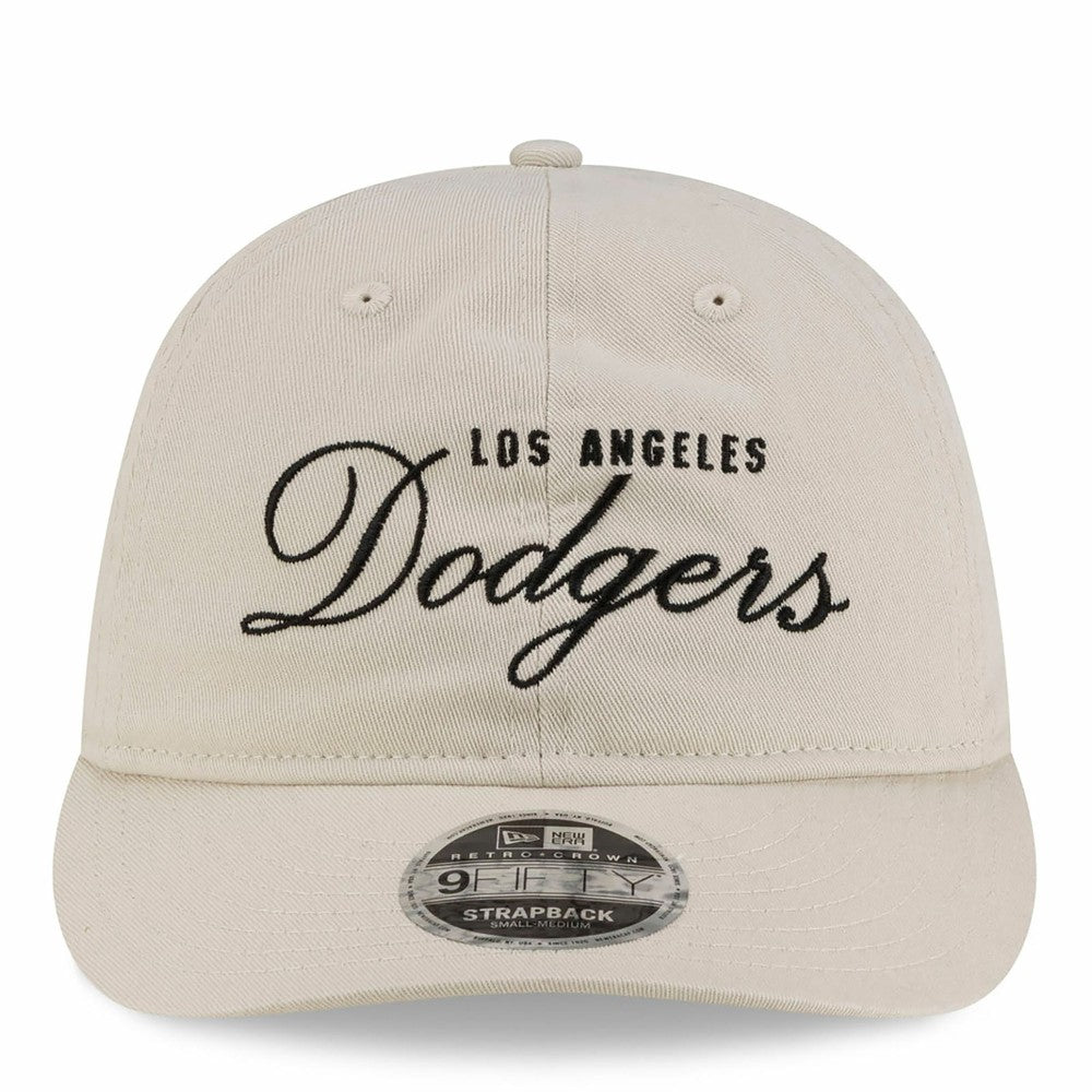 Los Angeles Dodgers x thisisneverthat Retro Crown 9FIFTY Adjustable Hat Beige | New Era