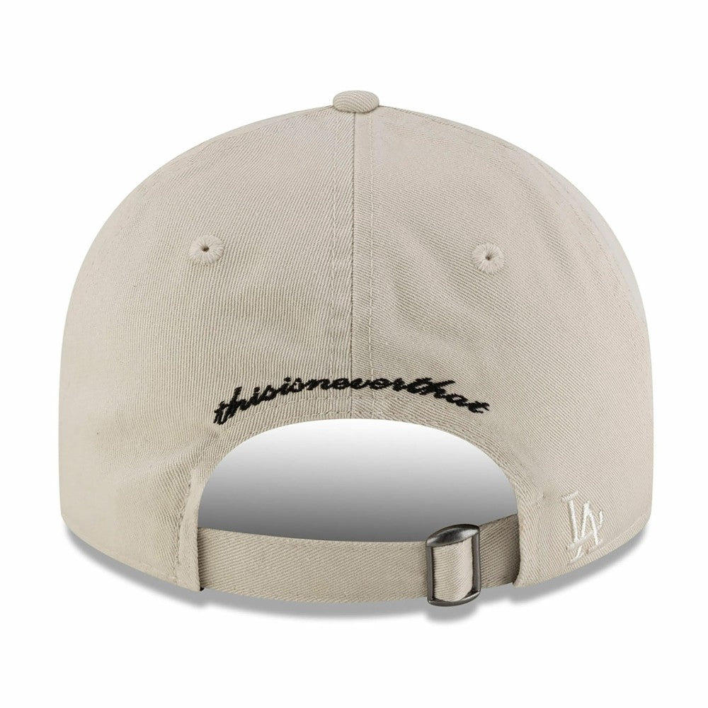 Los Angeles Dodgers x thisisneverthat Retro Crown 9FIFTY Adjustable Hat Beige | New Era
